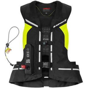 Spidi Air DPS Gilet airbag, noir-jaune, taille L
