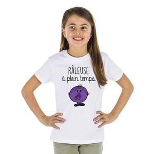Tshirt Enfant Râleuse À Plein Temps - Blanc - Taille 2 ans