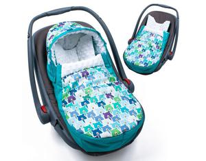 SEVIRA KIDS Chancelière universelle et imperméable pour poussette et siège auto - Urban Collection Ice