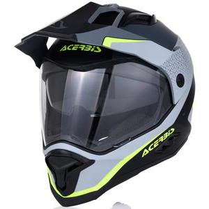 Acerbis Reactive Graffix Casque Motocross, noir-gris, taille L