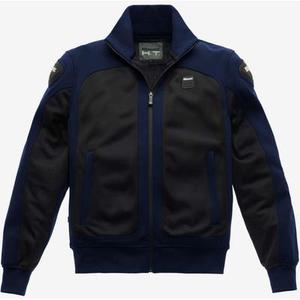 Blauer Easy Air Pro Veste textile de moto, noir-bleu, taille L