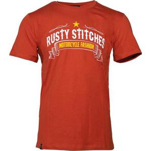Rusty Stitches Motorcycle Fashion T-Shirt, rouge, taille XL
