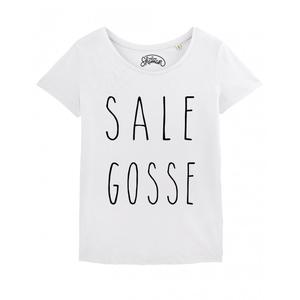 SHAMAN Tshirt Humour Femme - Sale Gosse - Blanc - Taille M