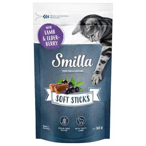 3x50g Smilla Soft Sticks agneau, sureau - Friandises pour chat