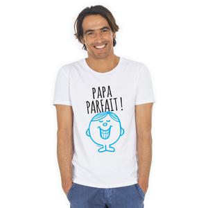 T-shirt Homme - Papa Parfait - Blanc - Taille XXL