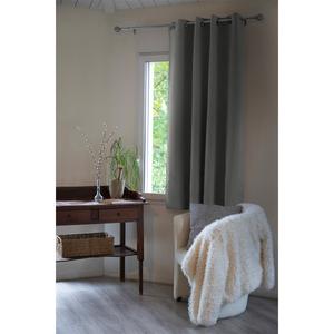 KEEPER - Rideau Thermique Occultant 140x180cm Coloris Anthracite