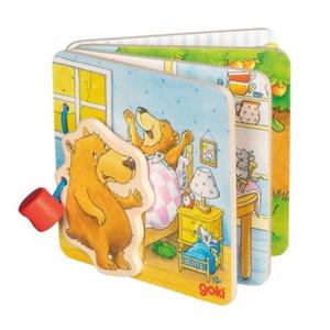 Livre en Bois bébé 'Le petit ours' Goki - Libre Bébé