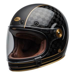 Casque intأ gral Bell Bullitt Carbon RSD Check-it mat/brillant noir- L