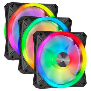 Corsair QL120 RGB Pack de 3 - Noir