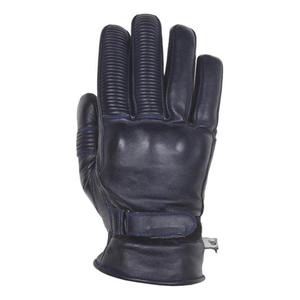 Gants cuir femme Helstons Stingray bleu- T6