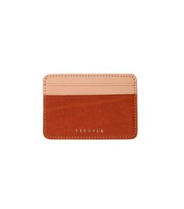 Escuyer - Porte-Carte Yosé Cognac / Pink - Marron