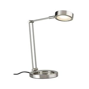 ZED-Lampe à poser LED Métal Orientable H47,5cm Argenté