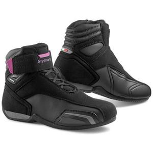 Stylmartin Vector Chaussures de moto, noir-rose, taille 38