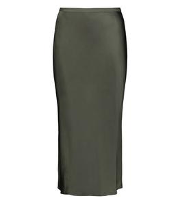 Anine Bing - Femme - XXS - Jupe Bar Silk Dark Olive - Vert