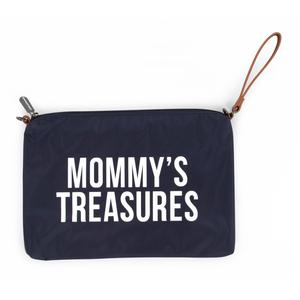Mommy's Treasures Clutch - Navy Blanc