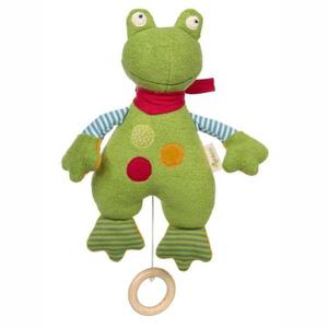 Peluche musicale Bio Sigikid Grenouille Green 24 cm - Peluche