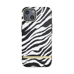 Richmond & Finch - Coque Rigide Zebra - Couleur : Noir - Modèle : iPhone 13