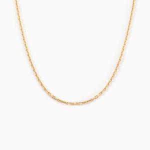 Chaîne Igoa Maille Forçat Diamantee Or Jaune