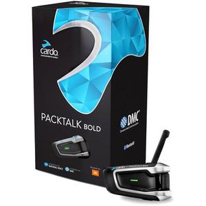 Cardo Packtalk Bold Duo / JBL Système de communication Double Pack, noir