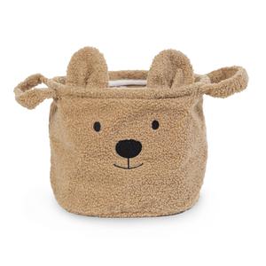 Storage Basket - 25x20x20 Cm - Teddy - Brown