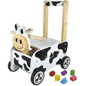 Chariot de marche en bois 3 en 1 Vache Clara Normande I'm Toy -