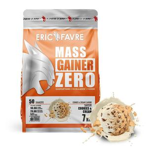 Protéines Mass Gainer Zero Cookies & Cream - Eric Favre