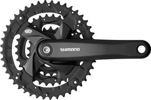 Pédalier Shimano FC-M 371 48/36/26 carré 170 mm noir
