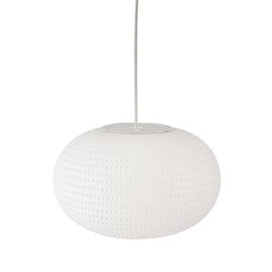 BIANCA-Suspension LED Verre Ø30cm Blanc