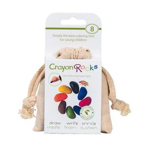 Crayon Rocks Sachet 8 Cailloux Cire Naturelle - Crayons enfants