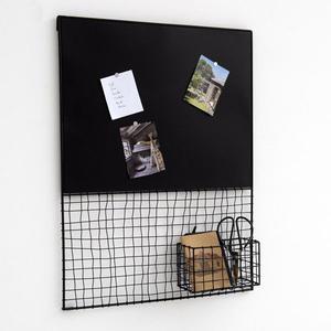 Tableau mémo mural en métal grillagé Greed Maison Tilleul