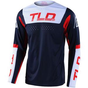 Troy Lee Designs SE Pro Fractura Maillot de motocross, rouge-bleu, taille S