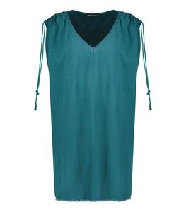 Maison Saint Julien - Femme - XS/S - Robe courte Alexandrie Émeraude x Jane de Boy - Vert