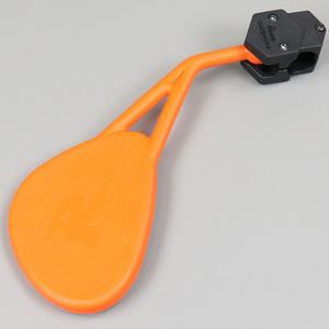 Rétroviseur droit repliable orange