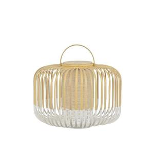 TAKE A WAY S-Baladeuse LED d'extérieur sans fil Bambou H35cm Blanc