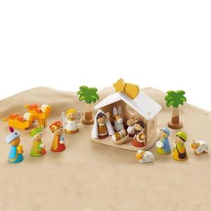 Crèche Noël en bois complète Sevi 1831 - Jouets en Bois