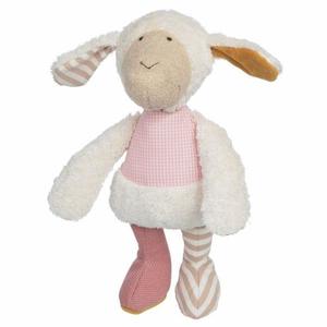 Doudou Peluche Mouton vichy 27cm Green Sigikid - Peluche bio