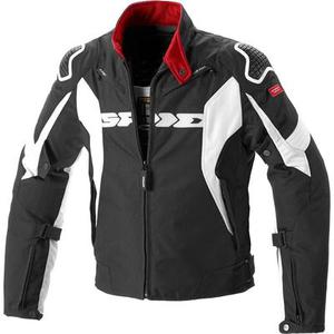 Spidi Sport Warrior H2Out Veste Textile moto, noir-blanc, taille S