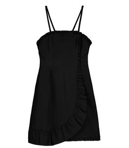 Alexa Chung - Femme - M - Robe cuir - Noir