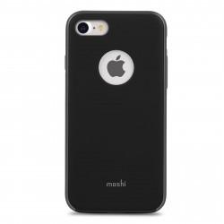 Moshi - Coque rigide bords souples Moshi iGlaze Noir Apple Smartphones iPhone 8 Polycarbonate Renforcée 20-34€ Moshi