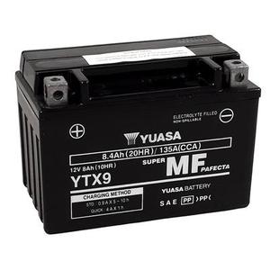 YUASA Batterie YUASA W/C sans entretien activée usine - YTX9 FA