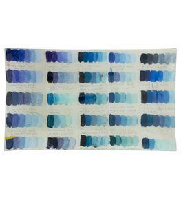John Derian - Plateau de service "Painter's studio" bleu 35 x 22,3 cm - Bleu