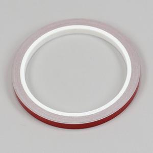 Sticker liseret de jantes Progrip rouge réfléchissant avec applicateur 7 mm