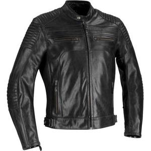 Bering Morton Veste de moto en cuir, noir, taille 2XL
