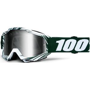 100% Accuri Extra Bali Masques de motocross, blanc-vert