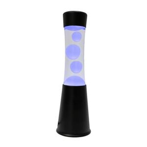 TOWER-Lampe lave LED RGB Métal/Verre H30cm Noir