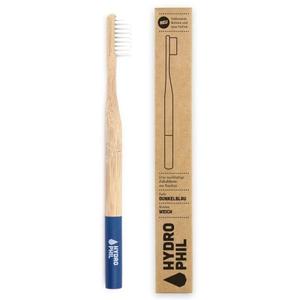 Brosse à dents en Bambou Adulte Souple Bleu Foncé HydroPhil - Co