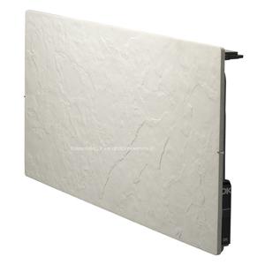 Radiateur électrique à inertie Valderoma Radiateur Pierre Et Minéraux Valderoma - Touch Silicium - Horizontal - 2000w - Ardoise Blanche - Ab2000t