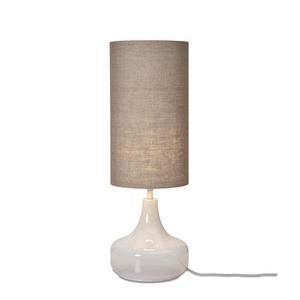REYKJAVIK M-Lampe à poser Fer/Textile H75cm Gris