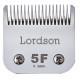 Lame N°5F LORDSON 6,3mm de finition, tête de coupe TCL5F pour tondeuse PRO LORDSON LA9010/60, ANDIS, MOSER, OSTER