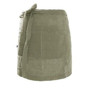 OUREA - Demi-Tablier avec Double Poche Gaze de Coton Romarin
